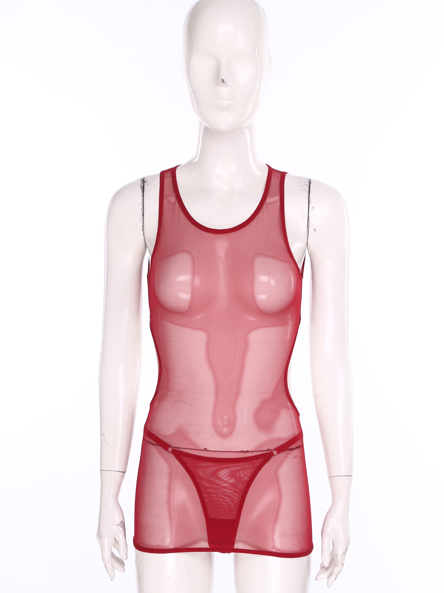 Women Sexy Sheer Mesh Mini Dre - Sexy Mesh Sheer Bodycon Dress 评论和价格