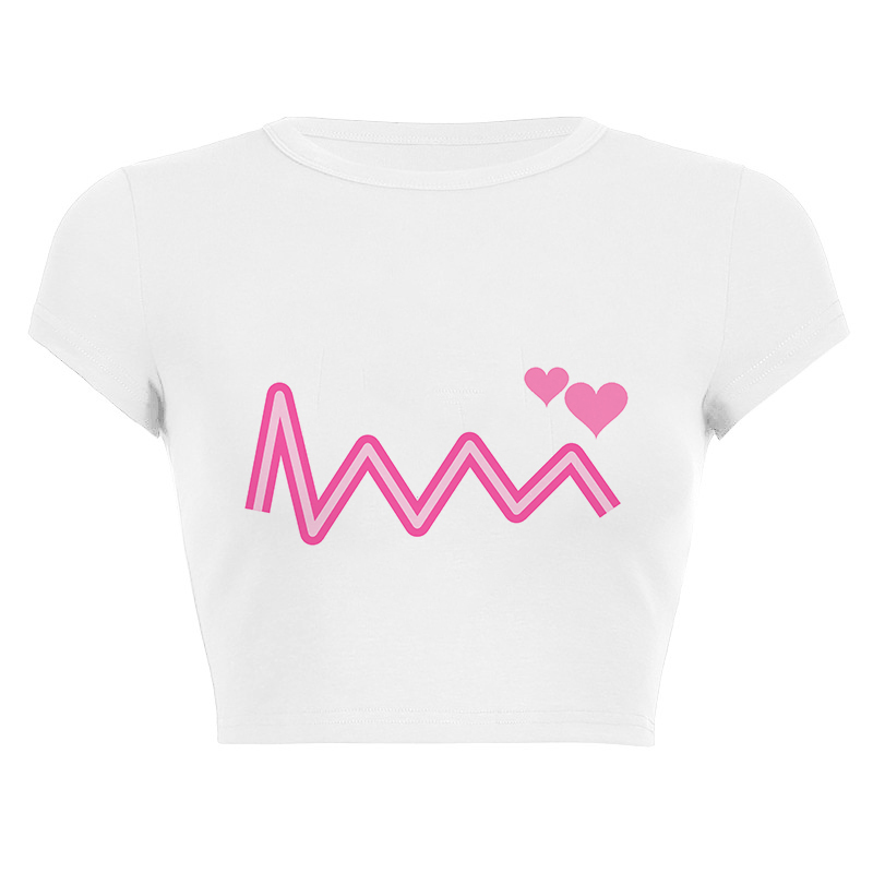 2026 New Women's Clothing Grap - Y2K Graphic Baby Tee Crop 评论和价格