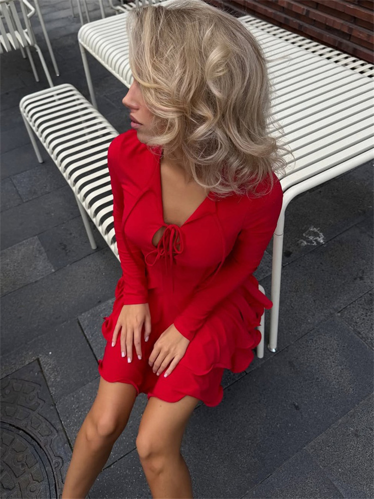 Tossy Bodycon Mini Dress Long  - Bodycon Long Sleeve Ribbed Dress 评论和价格