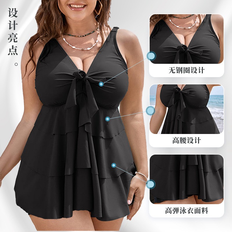 Woman Tankini Swimsuit Sleevel - Skirts 评论和价格