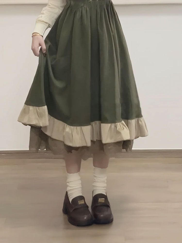 2025 New Japanese Korean Kawai - Korean Style A Line Shirt Dress 评论和价格