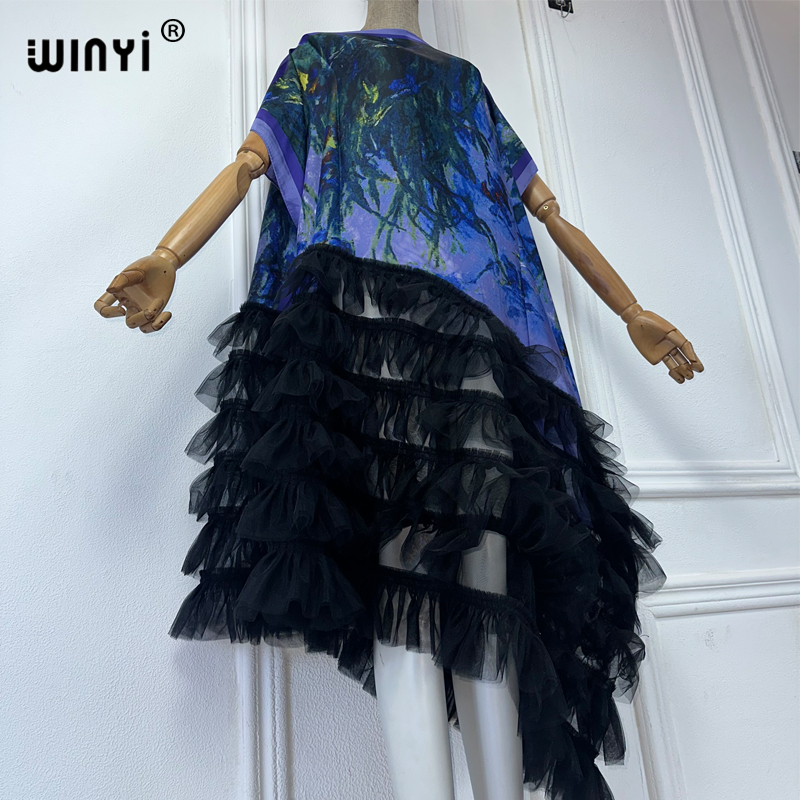 WINYI Africa Clothing Plus Siz - Boho Summer Beach Maxi Dress 评论和价格